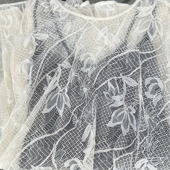 Maje Contrast Lace dress, size 1 - Picture 2 of 4